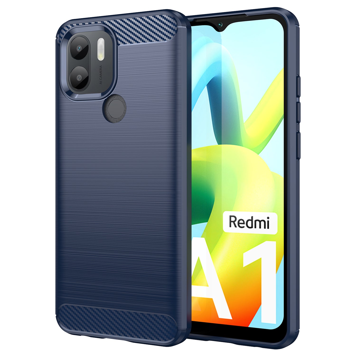 For Xiaomi Redmi A1 4G A2 4G Poco C50 4G Carbon Fiber Texture Anti-drop TPU Protective Phone Cover Brushed Mobile Phone Case For Xiaomi Redmi A1 4G A2 4G Poco C50 4G Carbon Fiber Texture Anti-drop TPU Protective Phone Cover Brushed Mobile Phone Case